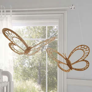 Fournisseur en gros de décoration murale en rotin fait main Art décoratif Boho naturel écologique durable du Vietnam - Product Image 2