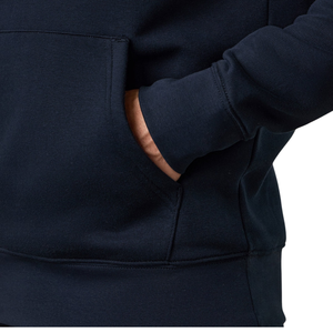 Ensemble de survêtement décontracté pour homme en molleton bleu marine avec capuche, tenue de sport d'hiver, streetwear - Product Image 4