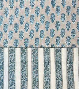 Tissu en coton 100% respirant, imprimé à la main, artisanal, héritage traditionnel de Jaipur, respectueux de l'environnement, imprimé au bloc - Product Image 6