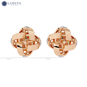 Boucles d'oreilles en diamant de laboratoire rond taille brillant avec certification IGI pour bijoux de luxe pour femmes avec diamants créés en laboratoire - Product Image 2
