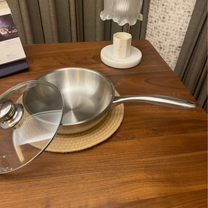 High Quality Stainless Steel Fry <b>Pan</b> Crafted For Everyday Cooking Offering Reliable Performance And Even Heat Distribution - Product Image 3