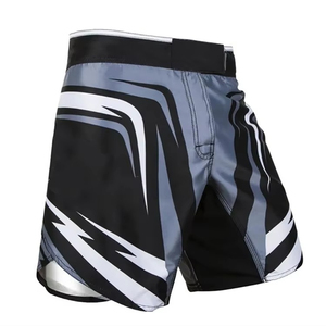 Pantalones Cortos de MMA Lisos al por Mayor para Hombre, Duraderos, 100% Algodón, Ropa Deportiva de Entrenamiento, Tejido Transpirable de Secado Rápido, Lona Ecológica - Product Image 4
