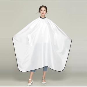 Bata de Barbero Profesional Resistente, Capa de Salón con Cierre Ajustable en el Cuello, Impermeable, Uniforme de Peluquería para Corte de Cabello - Product Image 4