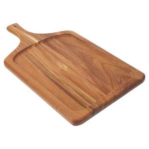 Planche à découper en bois d'acacia avec poignée pour la viande, le fromage, planche de service décorative en bois pour la cuisine - Product Image 6