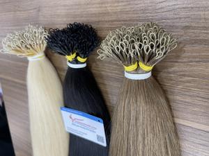 Meilleure vente 100% Remy Cheveux Humains Nano Anneau Extensions de Cheveux Cuticules Alignés Nano Pointe Extensions - Product Image 6