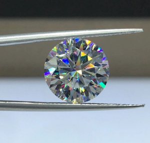 Moissanite de laboratoire de qualité supérieure A. U. Gems 2 carats 8,5 mm, taille brillant blanc, pour la fabrication de bijoux, VVS1, expédition le jour même, livraison gratuite - Product Image 5