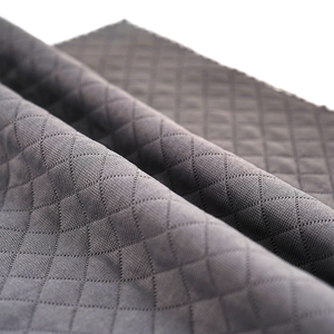 Innovador tejido de fibra reciclada RCO-TK0007 Ocean Mineral Textile Seawool PET/Lyocell=52/42/6 Jacquard Diamond para textiles de alta gama - Product Image 3