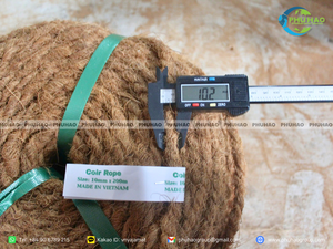 Cuerda de Fibra de Coco Natural Flexible para Entrenamiento de Viñedos y Soporte de Cultivos Trepadores en Proyectos de Agricultura Sostenible - Product Image 2