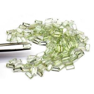 Ametyste Verte Naturelle 2.5x5mm Coupe Baguette Facettée Calibrée Pierre Précieuse Certifiée pour Fabrication de Bijoux Fournisseur en Gros - Product Image 3