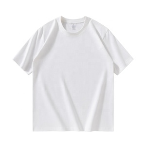 Camiseta Blanca para Hombre al por Mayor, Personalizable, de Calidad, Ecológica, Transpirable, de Secado Rápido, 200g, Algodón, Holgada, con Hombros Caídos, Talla Grande - Product Image 5