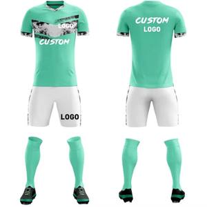 Custom New Design Soccer <b>Kit</b> Anti Sweat Breathable Lightweight & Durable Soccer Jersey and Shorts Custom Uniform Manufacturer - Product Image 3