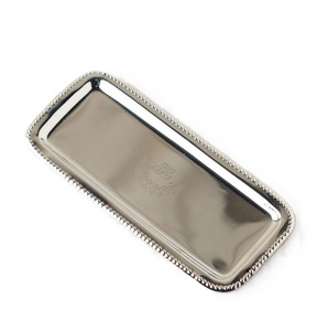 Handmade Rectangle Shape Cast Aluminum Serving <b>Tray</b> With Handles for Home & Hotels Drinks & <b>Snacks</b> Serving <b>Trays</b> - Product Image 2