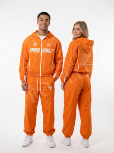 Conjunto Deportivo de Sudadera con Capucha y Pantalones Jogger, 100% Algodón, Transpirable, con Estampado Invernal, Personalizable, al por Mayor, OEM ODM - Product Image 6