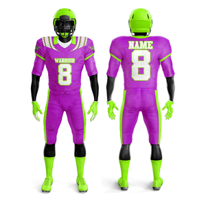 Top Design Team Wear American Football Uniform Unisex New Arrival Breathable 100% Polyester Short Sleeve <b>Cheap</b> Price OEM - Product Image 3