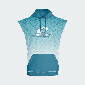 Haut à capuche sans manches pour homme, doublure polaire, coupe classique, séchage rapide, respirant, avec poches – Prix de gros - Product Image 5