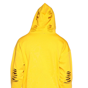 High Quality Street Wear Hoodies <b>Pullover</b> Oversize Loose Custom Plus Size Distressed Hoodies - Product Image 6