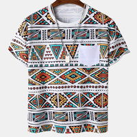 Fabrication en usine, conception personnalisée, impression par sublimation, manches courtes, vente en gros de t-shirts pour hommes, sublimation intégrale