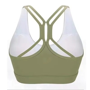 Plus Size Sports Bra <b>Women</b> High Impact Breathable Moisture Wicking Racerback Sports Bra - Product Image 3