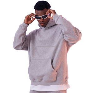 Vêtements d'hiver chauds pour hommes, sweat à capuche surdimensionné, poids lourd, impression bouffante, sweats à capuche personnalisés pour hommes - Product Image 2