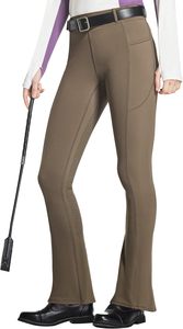 Wholesale Horse Riding Breeches Professional Equestrian Stretch Riding Pants Breathable Comfortable Rider Trousers with Knee - Product Image 2