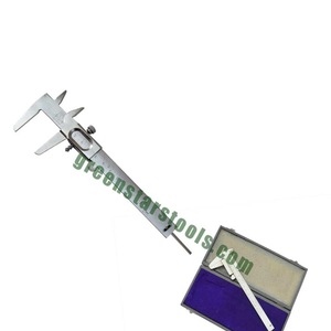 Calibrador Vernier de Acero de 5 y 6 Pulgadas, Herramienta de Medición de Precisión, Herramienta para Joyería, Calibrador Metálico para Orfebre | N.° de artículo GS-849A - Product Image 2