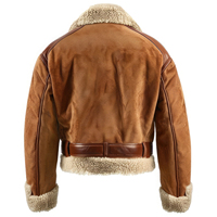 Meilleur Blouson Aviateur Vintage B3 en Daim et Fausse Fourrure de Mouton pour Homme, Hiver 2026, avec Caractéristique Imperméable, Haute Qualité