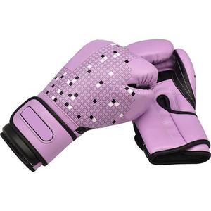 Guantes de Boxeo de PU Rosa con Estampado Digital, Cierre de Velcro, Equipo de Entrenamiento para Adultos, Diseño Transpirable, Unisex - Product Image 5