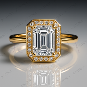 High Demand Affordable VVS Radiant Cut Diamond Ring Women Ideal for Daily Wear Gifts and Fashion Accessories Available for Sale - Product Image 3