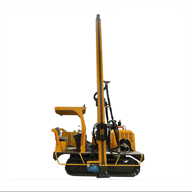 Photovoltaic Solar Pile Driver Hydraulic Drilling Machine for Solar Panel Ground Mount Foundation Installation