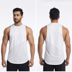 Men's Sleeveless Muscle <b>Tank</b> <b>Top</b> <b>White</b> Athletic Gym Fitness Bodybuilding Workout Sports Vest Shirt Casual Summer Wear - Product Image 3
