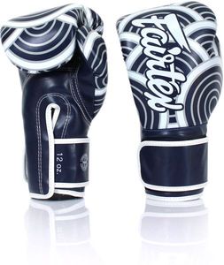 ถุงมือชกมวยหนังแท้ Fairtex ขนาด 14 ออนซ์ คุณภาพสูง ลายพิมพ์ใหม่ สำหรับฝึกซ้อมมืออาชีพ ซ้อมสปาร์ริง ซานด้า พร้อมที่จับมือ - Product Image 4
