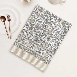Indian Handmade Premium Quality Eco-friendly Printed Floral Pattern Cotton <b>Table</b> <b>Cover</b> Modern Style Customizable for Wedding Use - Product Image 6