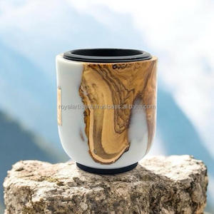 Quemador Bakhoor aromático PureEssence, soporte elegante para incienso e incienso, acrílico 100%, incienso indio Natural, componente de madera de pino - Product Image 1