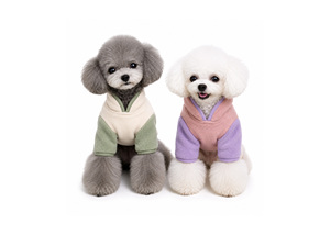 ELEGATE Plush Cotton Plaid <b>Dog</b> Coat for Autumn and Winter-Keep Your Furry Companion Warm and Stylish Sports Design Small Breeds - Product Image 3