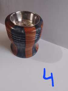 Encensoir artisanal en bois de santal et résine Bakhoor pour décoration religieuse, durable, ANAM OVERSEAS, porte-encens aromatique, parfum Oud Musc - Product Image 3
