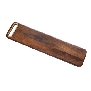 Eye Catching Large Customizable Wooden Chopping Block Rectangle Solid Wood Handle Kitchen <b>Board</b> - Product Image 1