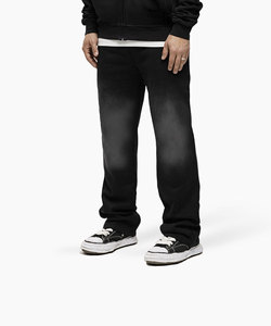 OEM Sun Fade Joggers 100% Cotton Acid Wash <b>Oversized</b> <b>Sweatpants</b> Supplier High Quality Jogger's OEM & ODM Manufactur - Product Image 4