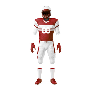 Uniforme de Fútbol Americano Personalizado de Alta Calidad al por Mayor, Ropa Deportiva para Equipos con Mangas Cortas de Talla Grande de Primera Calidad - Product Image 2