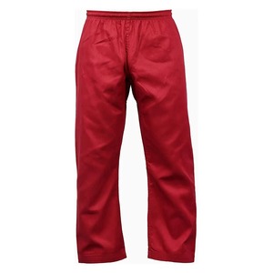 <b>Red</b> Karate Gi Uniform Adult Unisex 100% Cotton Durable Martial Arts Wear Regular Fit White <b>Belt</b> Included - Product Image 2