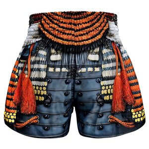 Pantalones Cortos de Boxeo Unisex Personalizados de Fábrica, Tejido de Artes Marciales Sublimado, Ligeros, de Secado Rápido, Poliéster, Venta al Por Mayor, Fabricante OEM - Product Image 3
