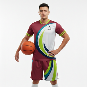 Maillots de football en polyester de qualité supérieure, unisexe, les plus vendus, avec logo personnalisé sur le devant, ensemble chemise et short formels - Product Image 5