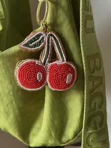 Luxury Artisan Eco-Friendly Classic Beaded Embroidery <b>Keychain</b> Beautiful Handmade Purse Pendant - Product Image 5