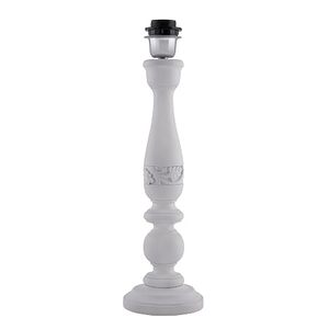Lampe de table moderne en bois sculpté avec abat-jour en tissu, style Torchière, pour chambre et salon, décoration de maison neuve - Product Image 3