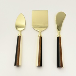 Nuevo Juego de Utensilios para Queso de Acero Inoxidable, Cuchillo para Frutas, Pan, Pizza, Crema y Pastel con Mango de Resina, Utensilios para Hornear a Precio Económico - Product Image 1