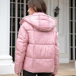 Veste matelassée longue pour femme, confortable et personnalisée, design de qualité supérieure, nouveau style. - Product Image 6