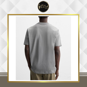 Camiseta Casual de Cuello Redondo para Hombre, 100% Algodón Puro, de Peso Pesado, con Opción de Logotipo Personalizado, Calidad Garantizada, Superventas - Product Image 3