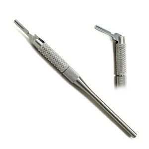 JACKBILLY Kit de Microcirugía Oral Dental Manual de Acero Inoxidable 7 Piezas: Elevador Perióstico, Retractor de Mejillas, Pinzas de Precisión - Product Image 3