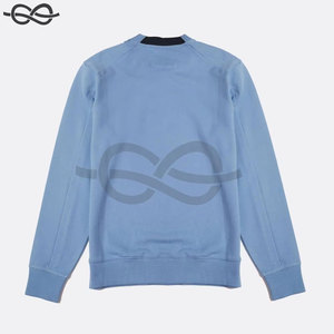 Sudadera de Felpa con Cuello, Puños y Dobladillo Acanalados, Sudadera de Algodón de Color Sólido, Estilo Casual para Otoño - Product Image 6