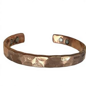 Unisex Stylish Vintage Star Design Solid Copper Cuff <b>Bracelet</b> Premium Quality Handmade <b>Crystal</b> Fashion Accessory Bangle Jewelry - Product Image 1