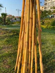 Bâtons de bambou naturels en gros, décoration bohème pour la maison, bâtons de bambou en vrac pour l'artisanat, fournisseur et fabricant de décorations DIY - Product Image 1